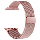Apple Watch SE 44mm CaseUp Milano Metal Loop Kordon Rose Gold